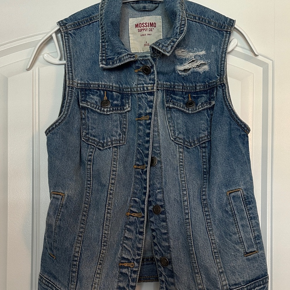 Mossimo Supply Co. Blue Jean Vest